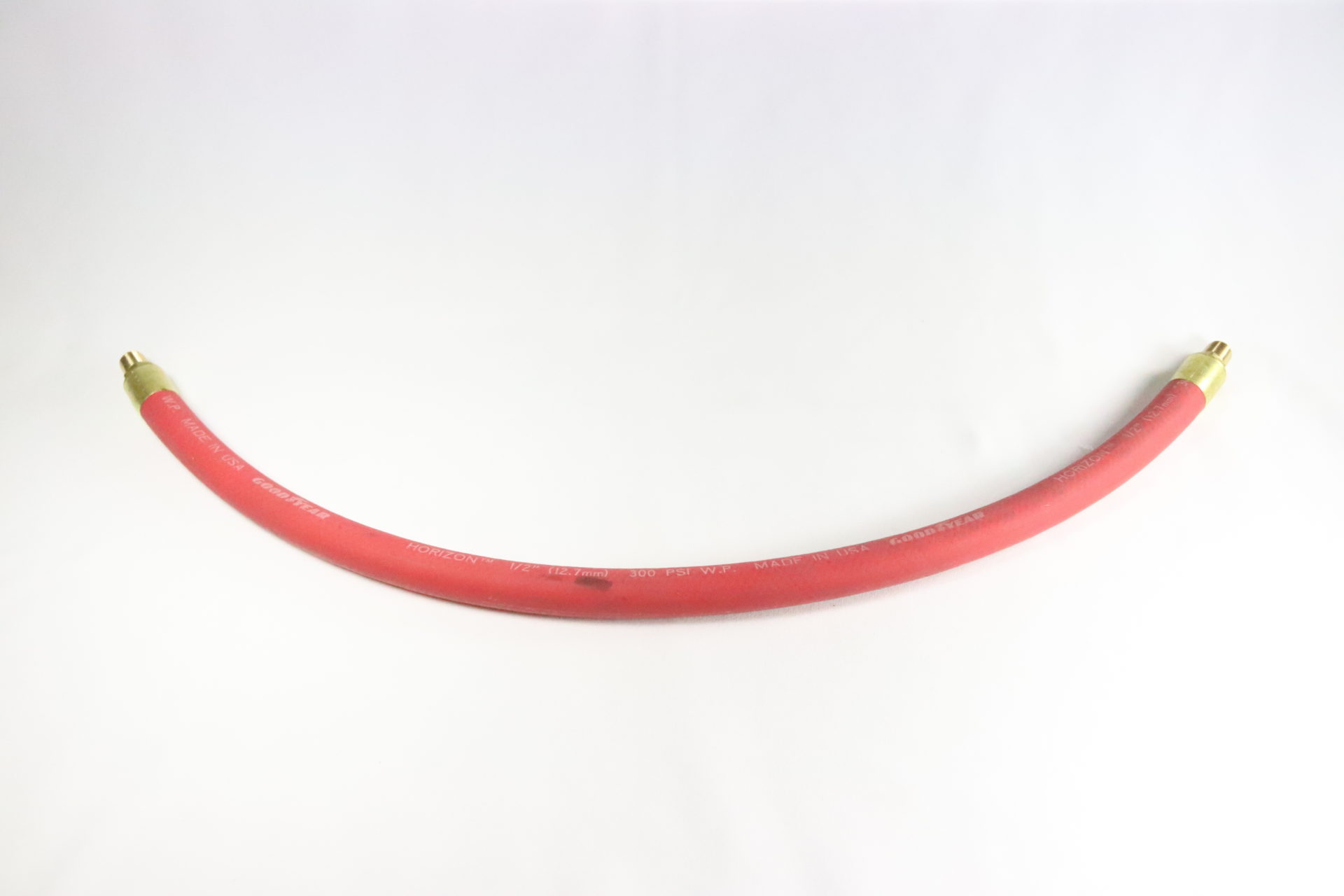 24" LONG 1/2" HOSE ASSEMBLY WITH 1/4" MPT ENDS